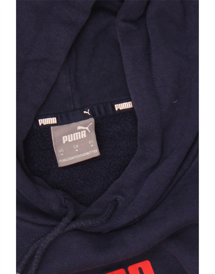 Puma Herren Grafik-Hoodie-Pullover Mittelroter Farbblock