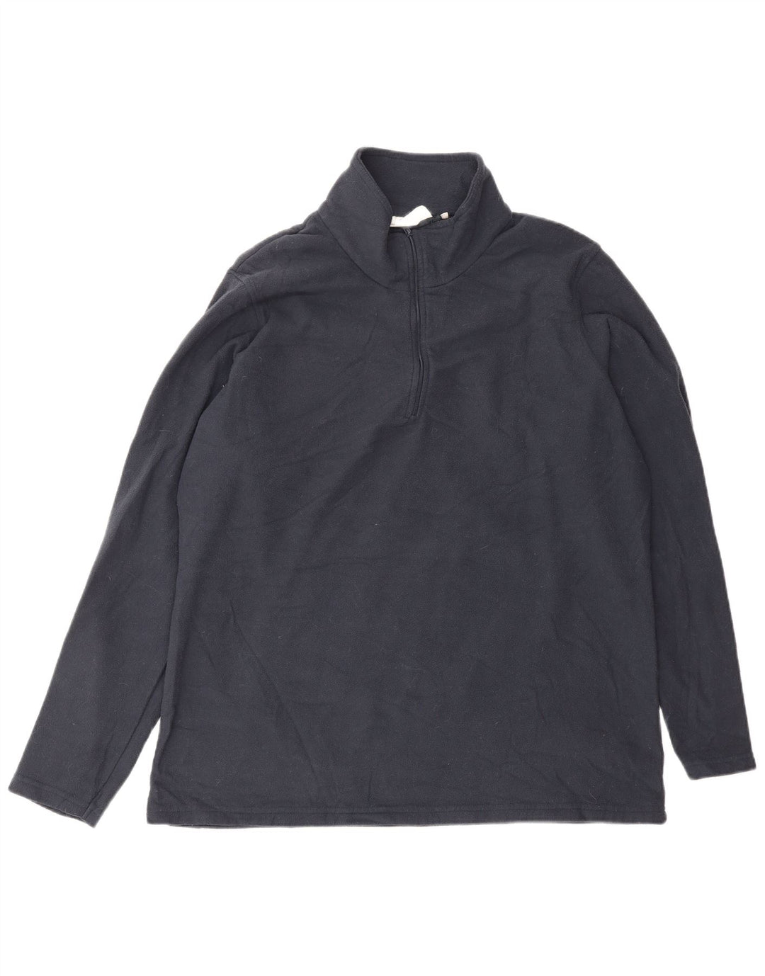 MOUNTAIN WAREHOUSE Herren-Fleecepullover mit Reißverschluss, XL, Marineblau, Polyester