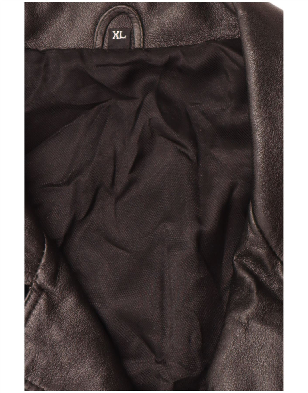 Vintage Herren Lederjacke UK 42 XL Schwarzes Leder