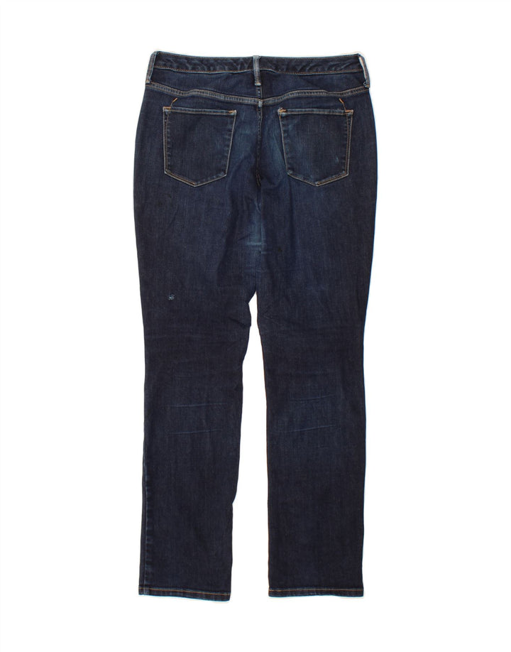 MOSSIMO Womens Mid Rise Curvy Straight Jeans US 6 Medium W28 L30 Navy Blue Vintage Mossimo and Second-Hand Mossimo from Messina Hembry 