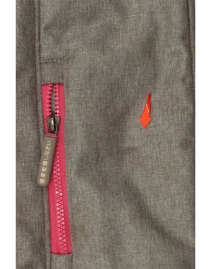 SUPERDRY Damen The Windtrekker Graphic Windjacke UK 6 XS Grau