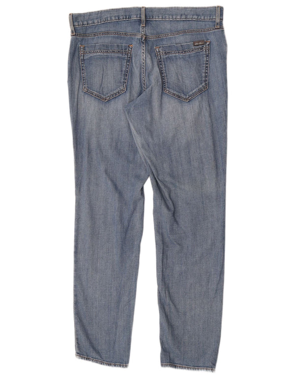 Eddie Bauer Damen Boyfriend Fit Slim Jeans US 10 Large W32 L30 Blau