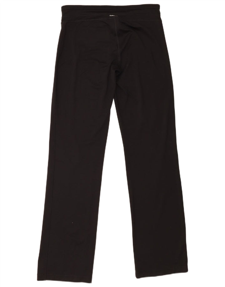 Adidas Damen Leggings UK 12/14 Medium Schwarz Polyester