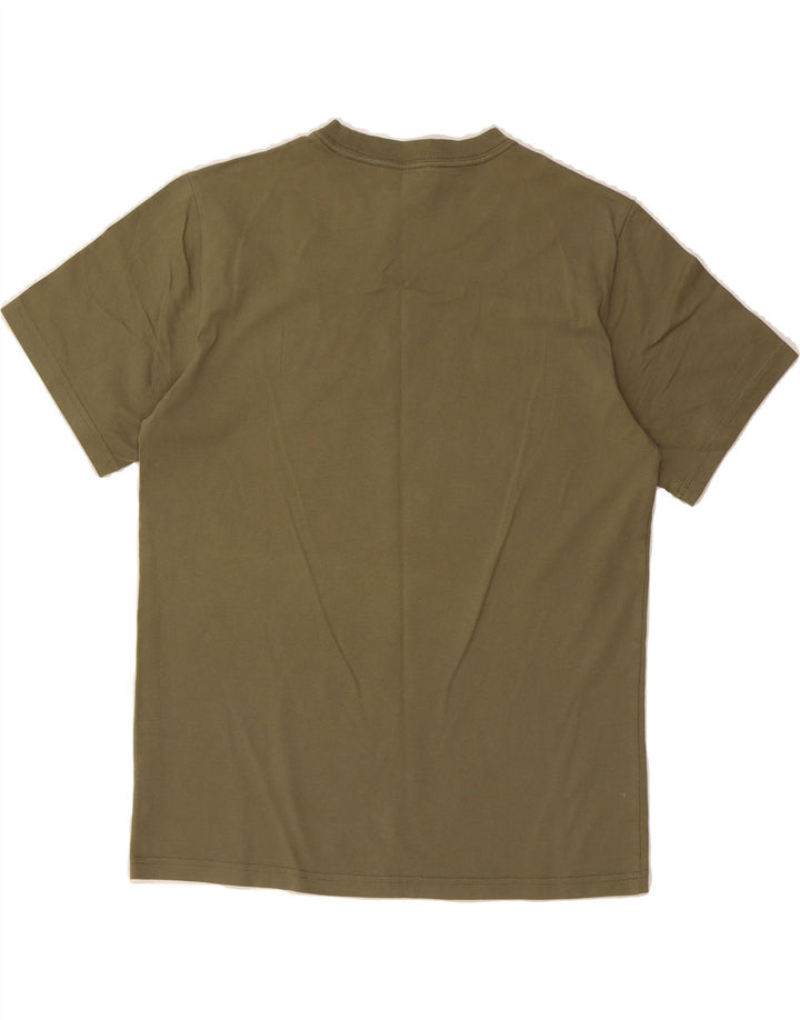 CONVERSE Mens Graphic T-Shirt Top Small Khaki Cotton Vintage Converse and Second-Hand Converse from Messina Hembry 