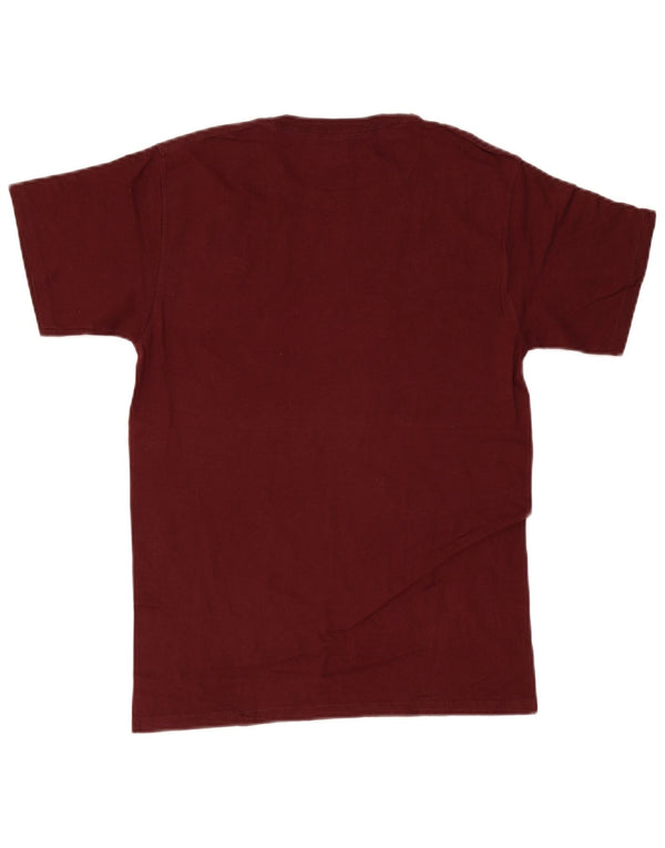 Champion Herren T-Shirt Top Small Burgunderrot
