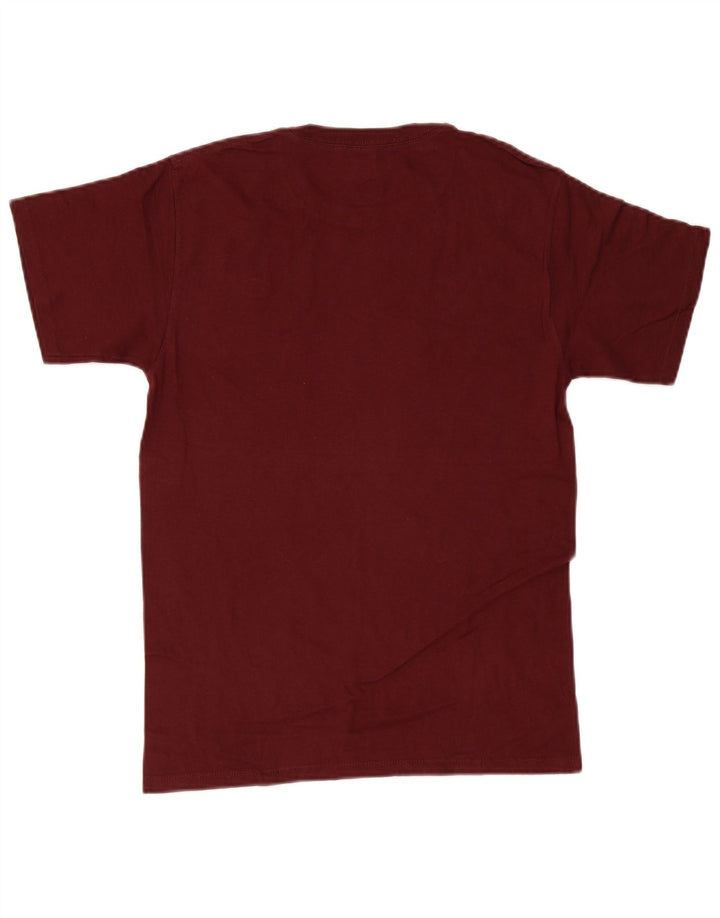 Champion Herren T-Shirt Top Small Burgunderrot