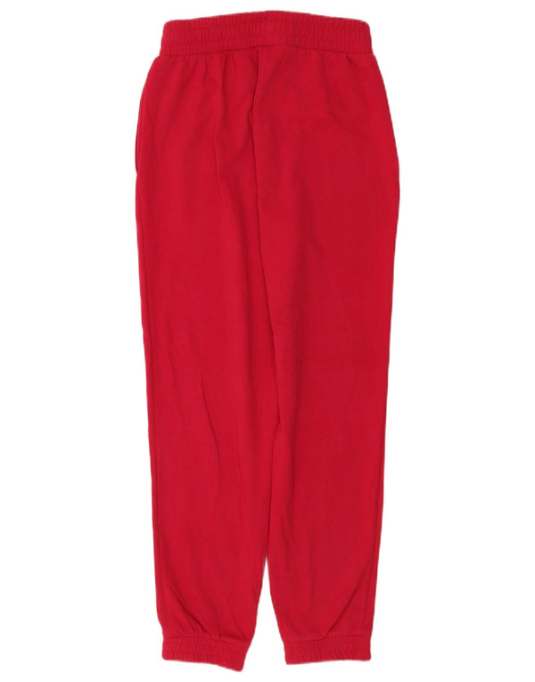 PUMA Damen Graphic Trainingshose Jogger UK 4 XS Rosa Baumwolle