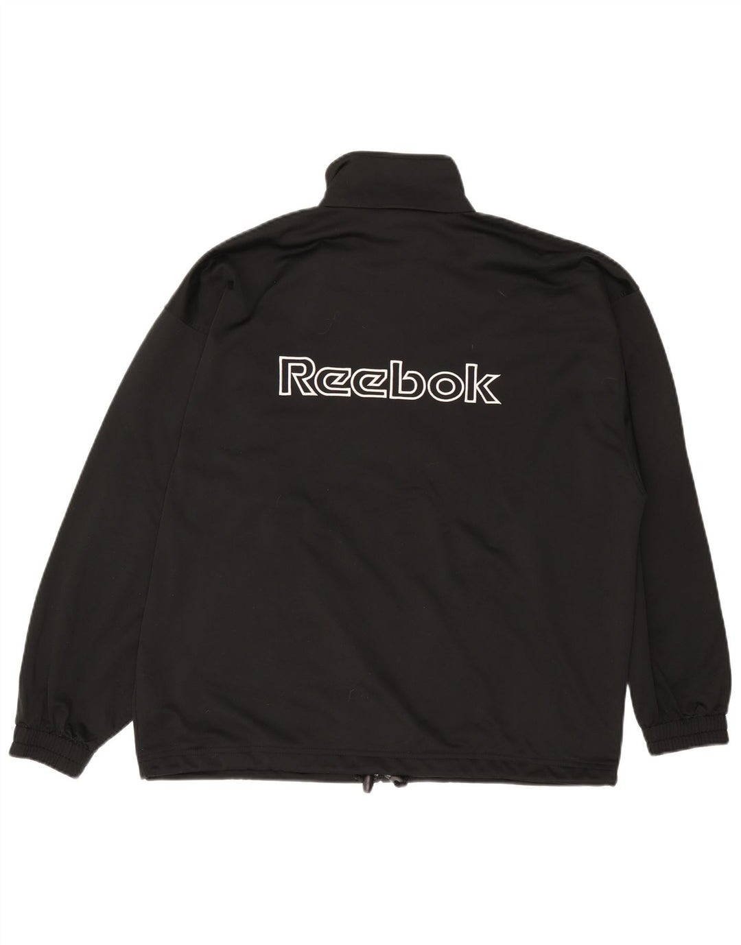 Reebok Herren Graphic Loose Fit Trainingsanzug-Oberteil, Jacke, Größe S, Schwarz, Polyester