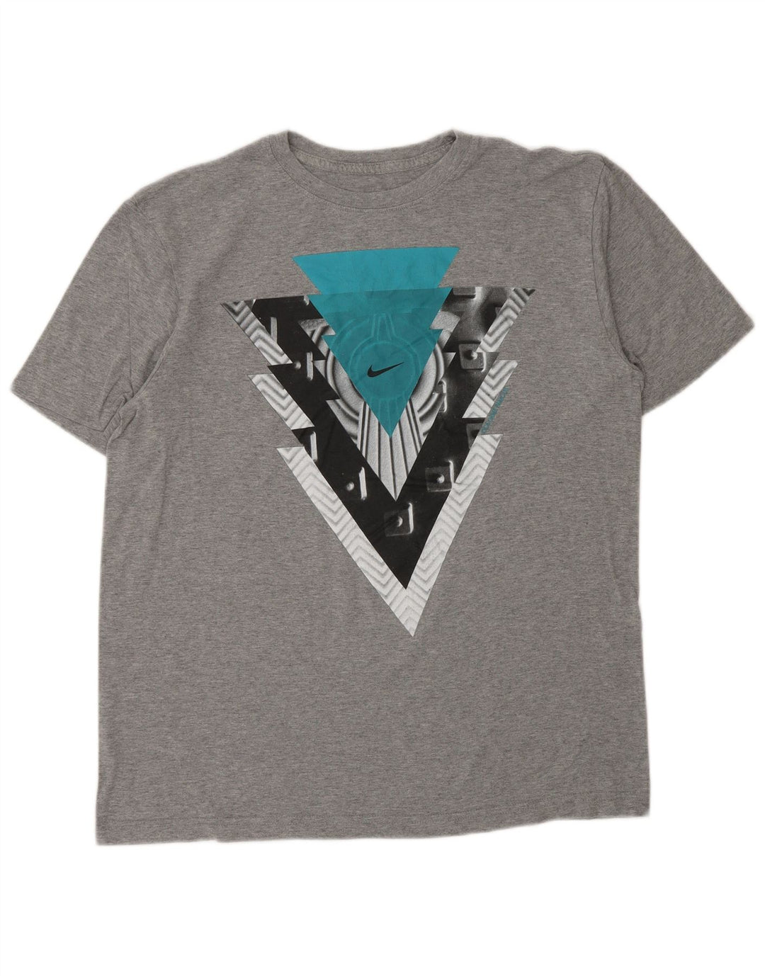 NIKE Herren-T-Shirt mit Grafik, Mittelgrau