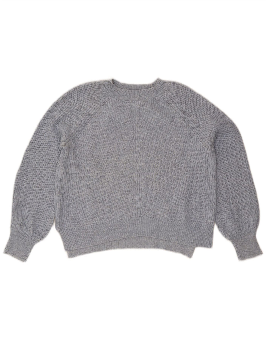 Marks & Spencer Damen-Pullover, übergroß, Rundhalsausschnitt, Gr. 10, Größe S, Blau