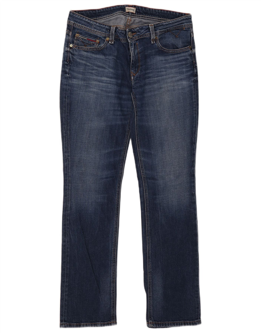 Tommy Hilfiger Damen Slim Jeans W31 L32 Blaue Baumwolle