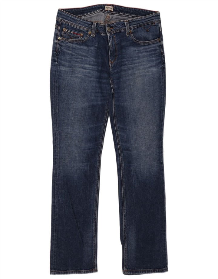 Tommy Hilfiger Damen Slim Jeans W31 L32 Blaue Baumwolle