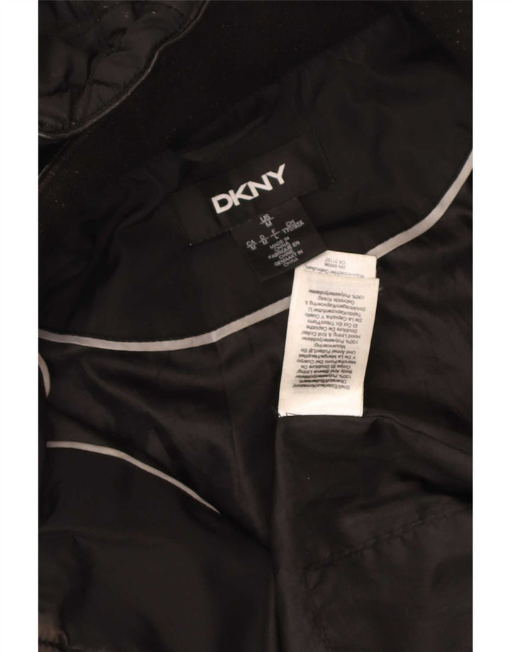 Dkny Damen-Steppjacke mit Kapuze, UK 14, Mittelmarineblau, Polyester
