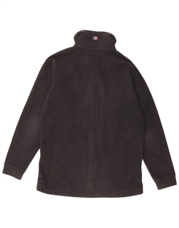 BERGHAUS Damen-Fleecejacke in Übergröße, Gr. 8, Schwarz, Polyester