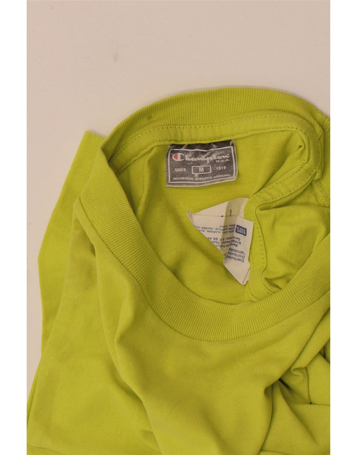 Champion Herren-T-Shirt mit Grafik, mittelgrüne Baumwolle