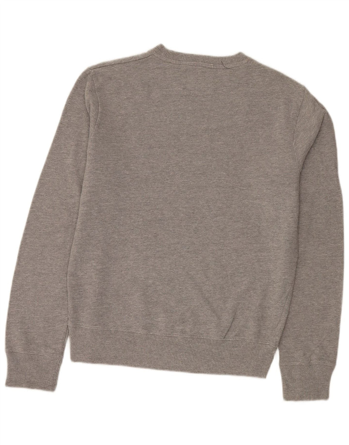 Jack & Jones Herren-Sweatshirt mit Grafik, Größe S, Grau, Baumwolle