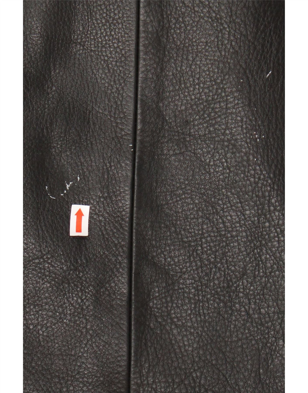 VINTAGE Herren Lederjacke UK 46 3XL Schwarzes Leder