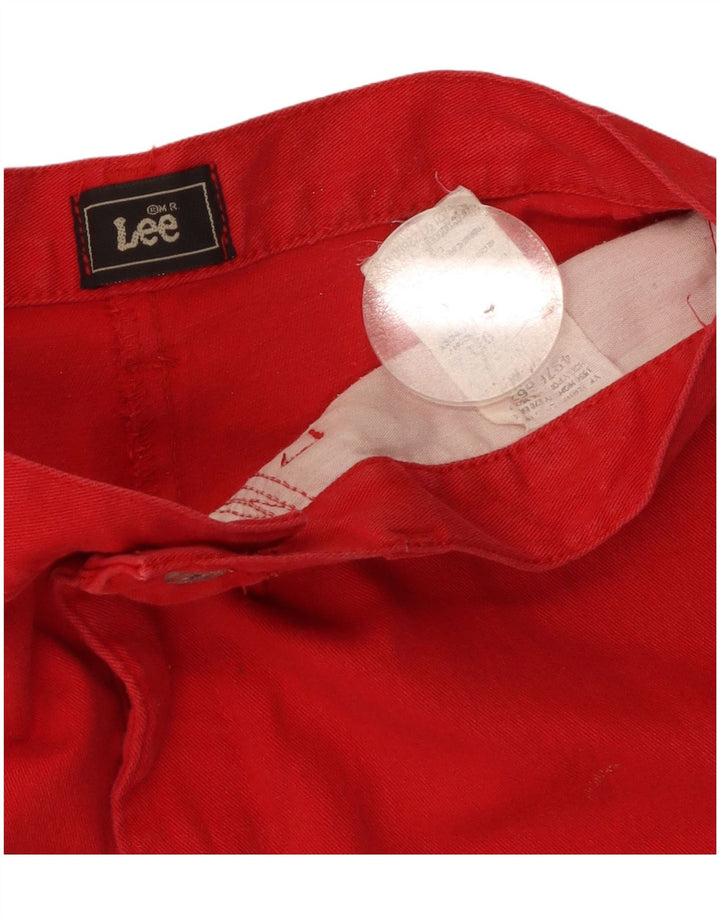 LEE Damen-Freizeitshorts, mittelgroß, W30, rote Baumwolle