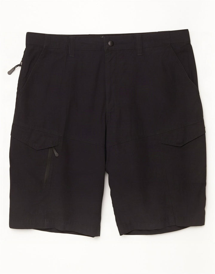 Marks & Spencer Herren Cargoshorts W38 XL Schwarz Baumwolle