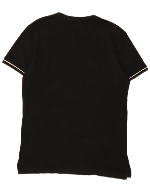 Calvin Klein Jeans Herren T-Shirt Top Large Schwarz Baumwolle