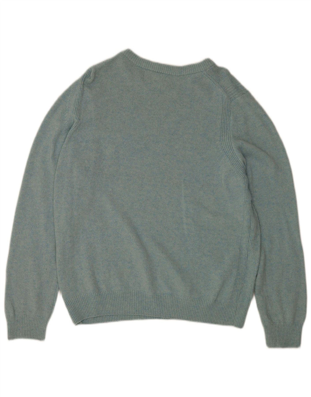 Marks & Spencer Damen-Pullover mit U-Boot-Ausschnitt, UK 16, Größe L, blaue Wolle