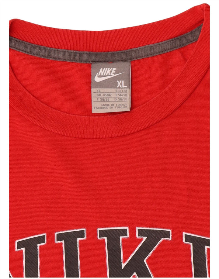 Nike Herren Grafik T-Shirt Top XL Rot