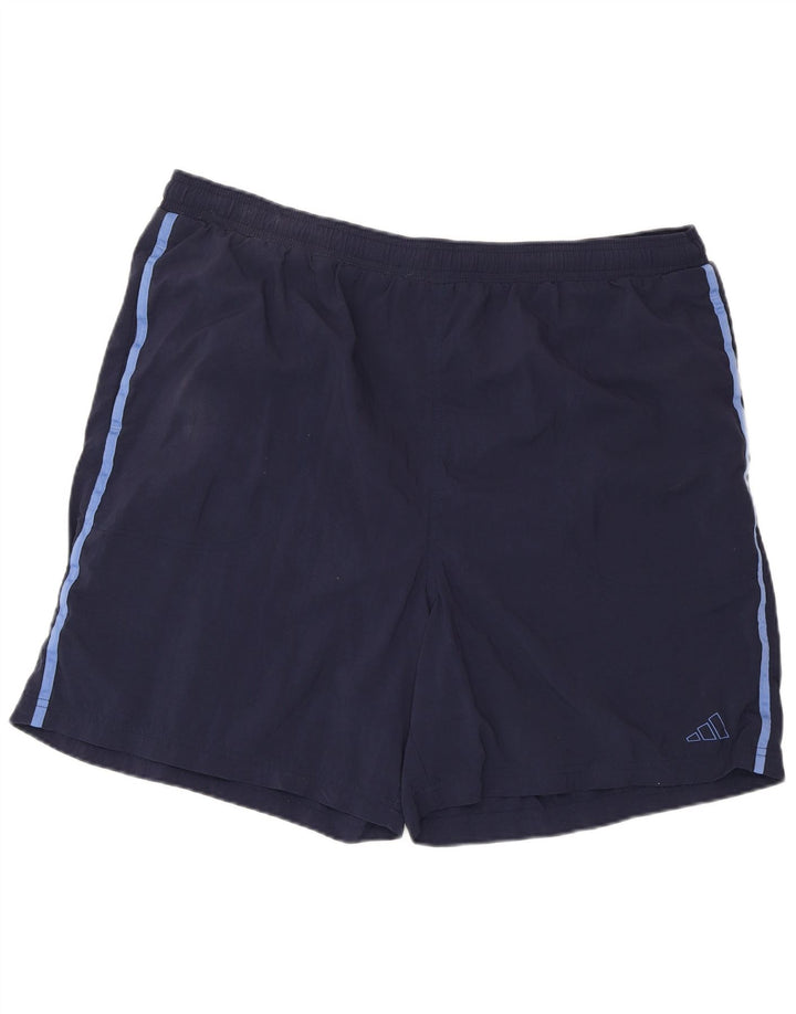 ADIDAS Herren Sportshorts 2XL Marineblau Polyester