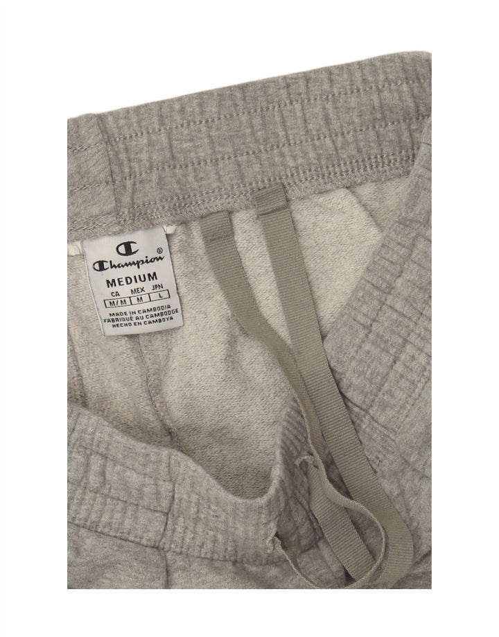 CHAMPION Womens Graphic Tracksuit Trousers Joggers UK 12 Medium  Grey