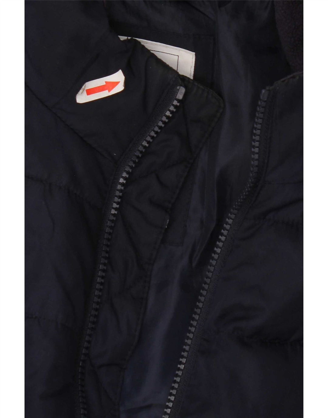 Gap Damen Wattierte Jacke UK 14 Medium Marineblau Polyester