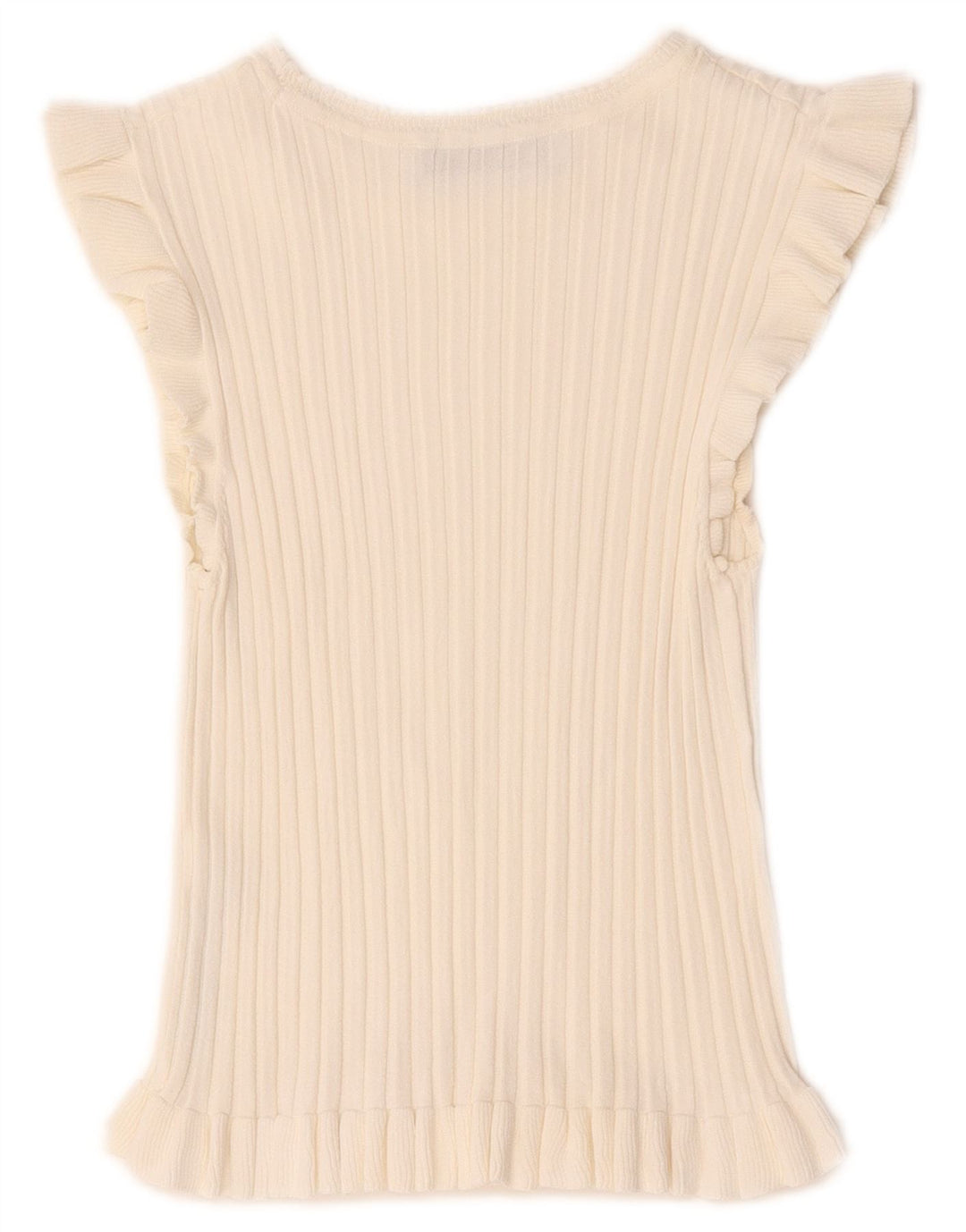 Zara Damen Crop Bluse Top UK 8 Small Weiße Viskose