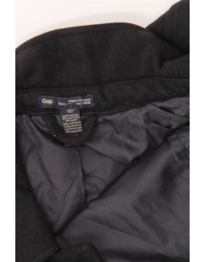 Gap Damenmantel UK 10 Small Marineblaue Wolle