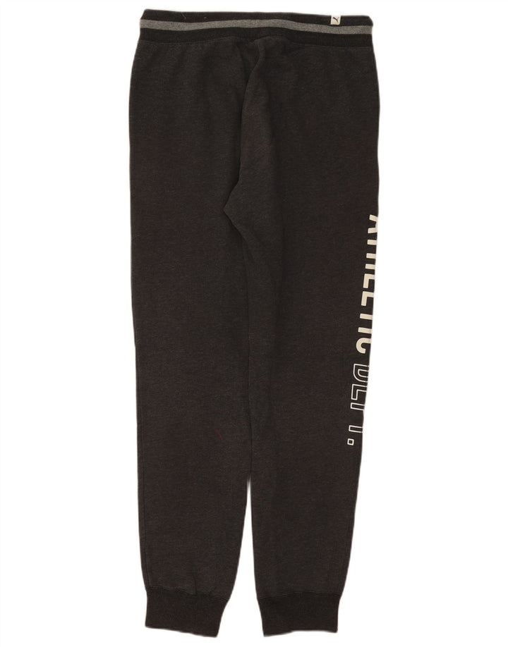 PUMA Mens Graphic Tracksuit Trousers Joggers Medium  Grey Cotton