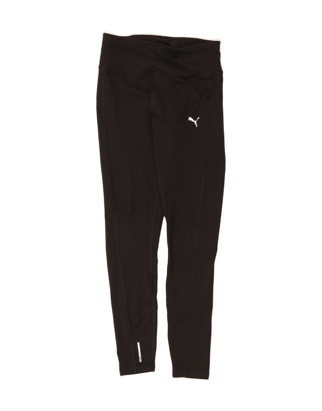PUMA Womens Leggings UK 8 Small Black Vintage Puma and Second-Hand Puma from Messina Hembry 