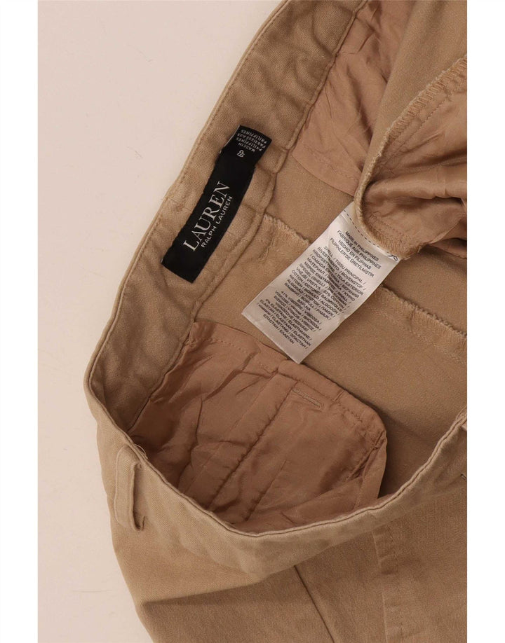 Ralph Lauren Damen Chinoshorts US 6 Medium W32 Beige Baumwolle