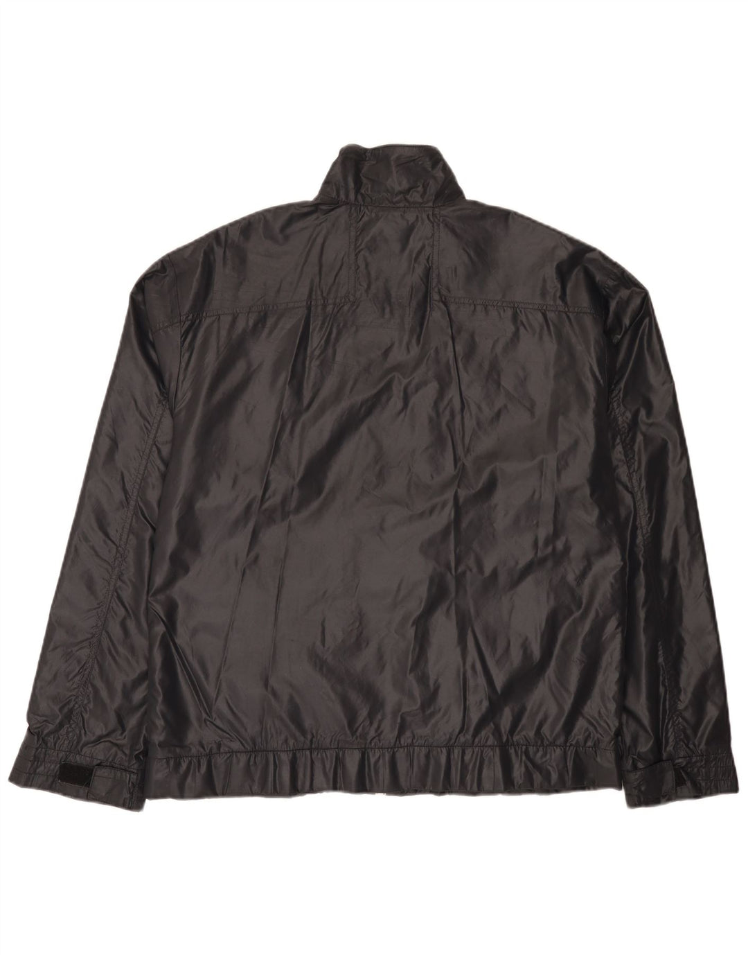 Nike Herren-Trainingsanzug-Top-Jacke, großes schwarzes Nylon
