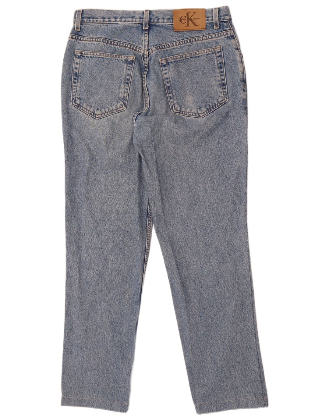 Calvin Klein Herren Slim Jeans W32 L28 Blaue Baumwolle