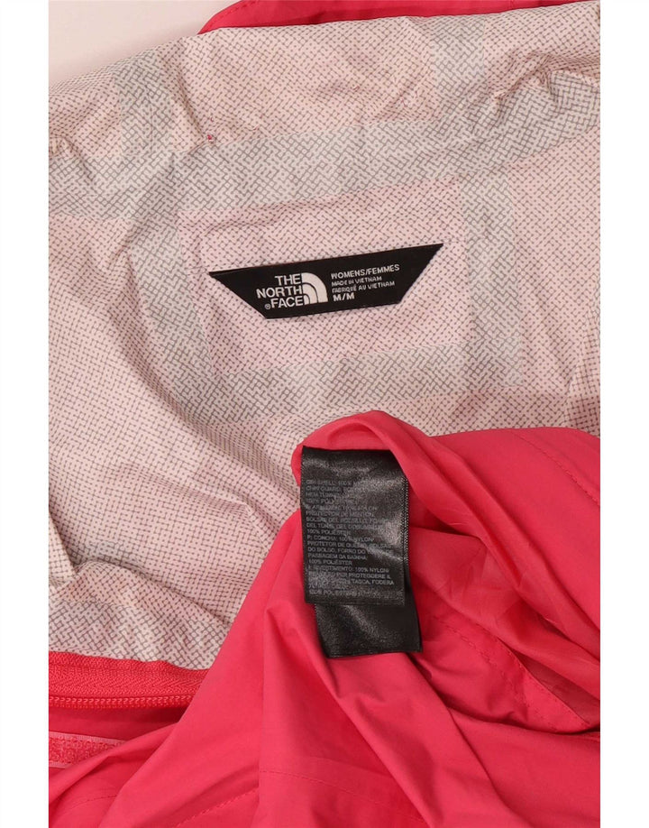 The North Face Womens Dryvent Hooded Rain Jacket UK 14 Mittelrosa Nylon