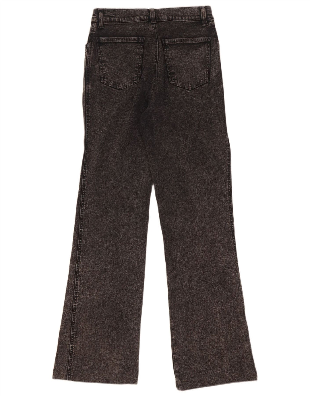 Bianca Maria Caselli Damen Bootcut Jeans IT 42 Medium W27 L30 Schwarze Baumwolle