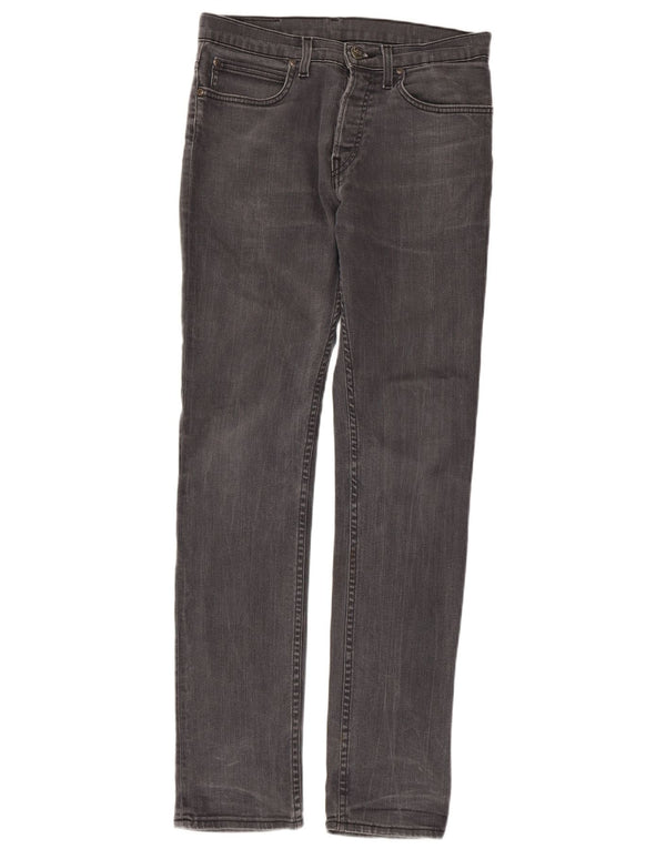 LEE Herren Jegger Straight Jeans W30 L32 Graue Baumwolle