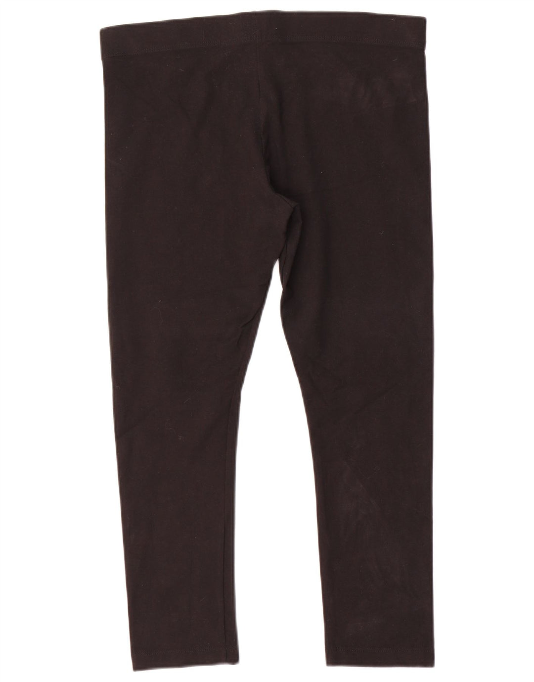 Dkny Womens Crop Leggings UK 14 Große schwarze Baumwolle