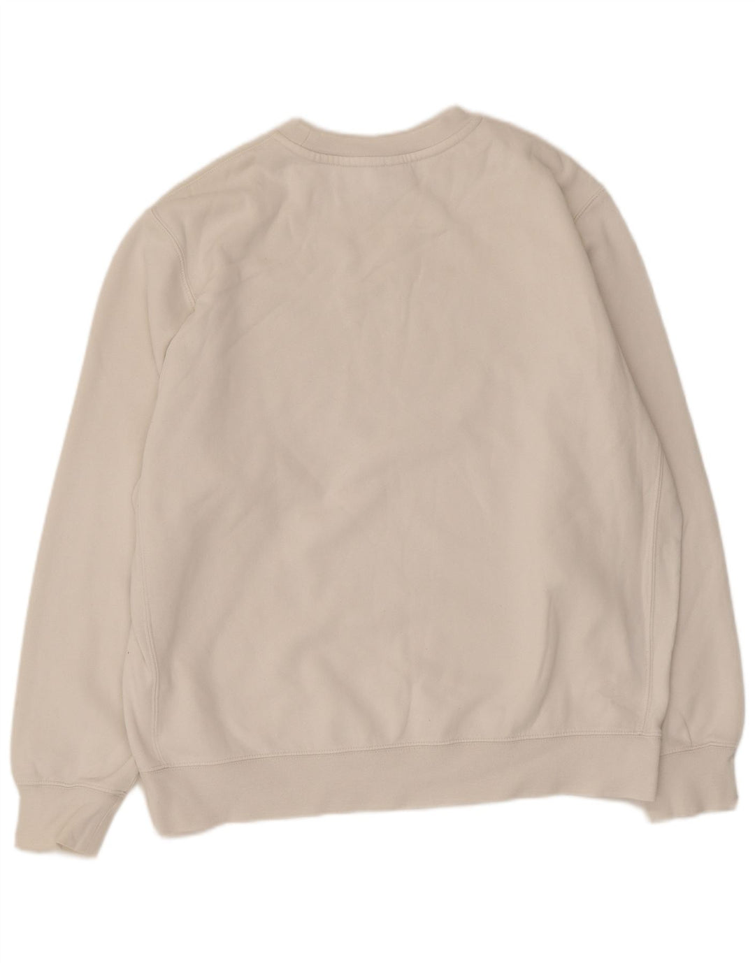 Nike Herren-Sweatshirt-Pullover, groß, weiße Baumwolle