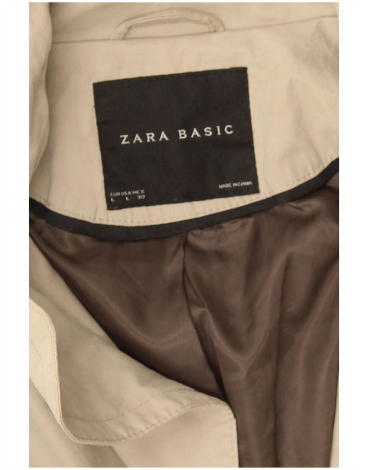 Zara Damen Trenchcoat UK 16 Large Beige