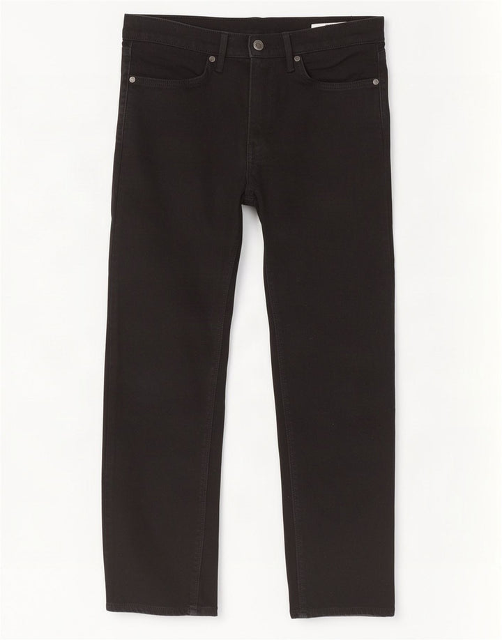 Marks & Spencer Slim-Jeans für Herren, W34, L29, schwarze Baumwolle