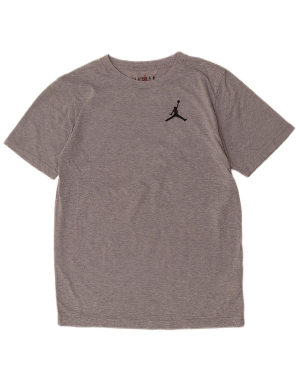 Jordan T-Shirt für Jungen, 13–14 Jahre, XL, grau gefleckte Baumwolle