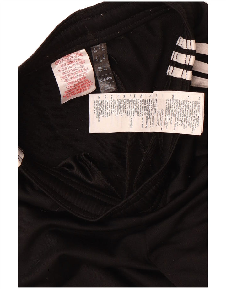 Adidas Jungen Aeroready Trainingshose 9–10 Jahre, schwarzes Polyester