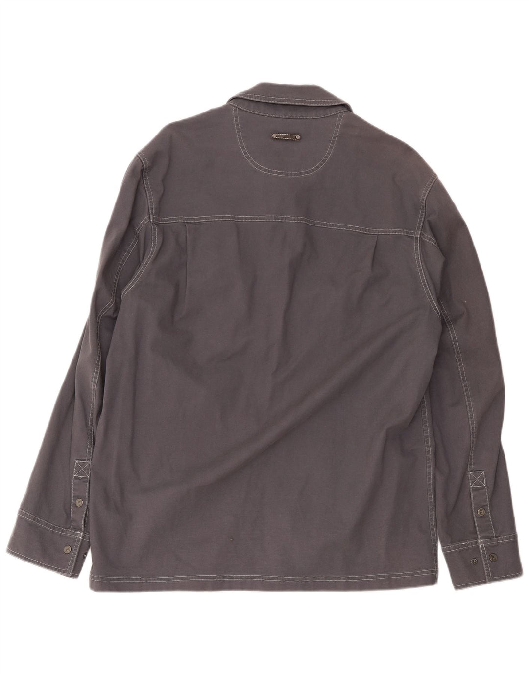 Fila Herren Utility Jacke UK 40 Large Grau Baumwolle