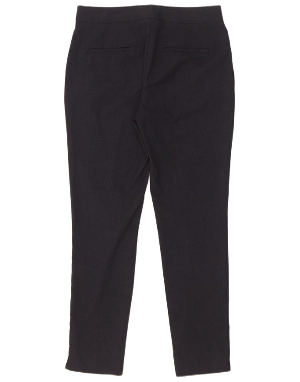 Zara Damen Slim Anzughose EU 34 2XS W24 L27 Schwarz Polyester