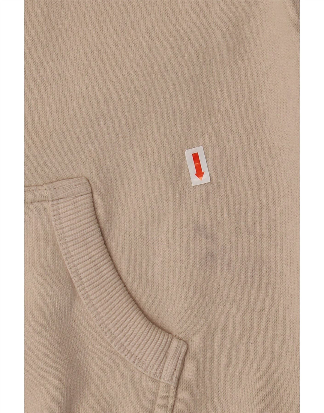 SUPERDRY Damen-Pullover mit grafischem Kapuzenpullover, Gr. 8, Beige, Baumwolle