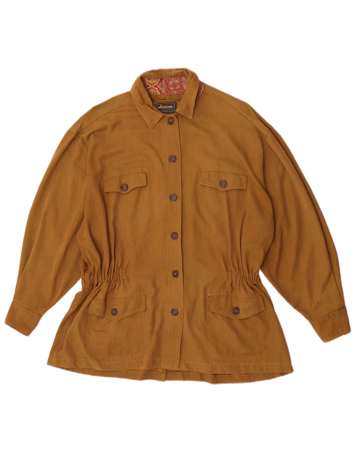 Jantzen Damen Übergroße Utility-Jacke IT 44 Medium Khaki Viscose