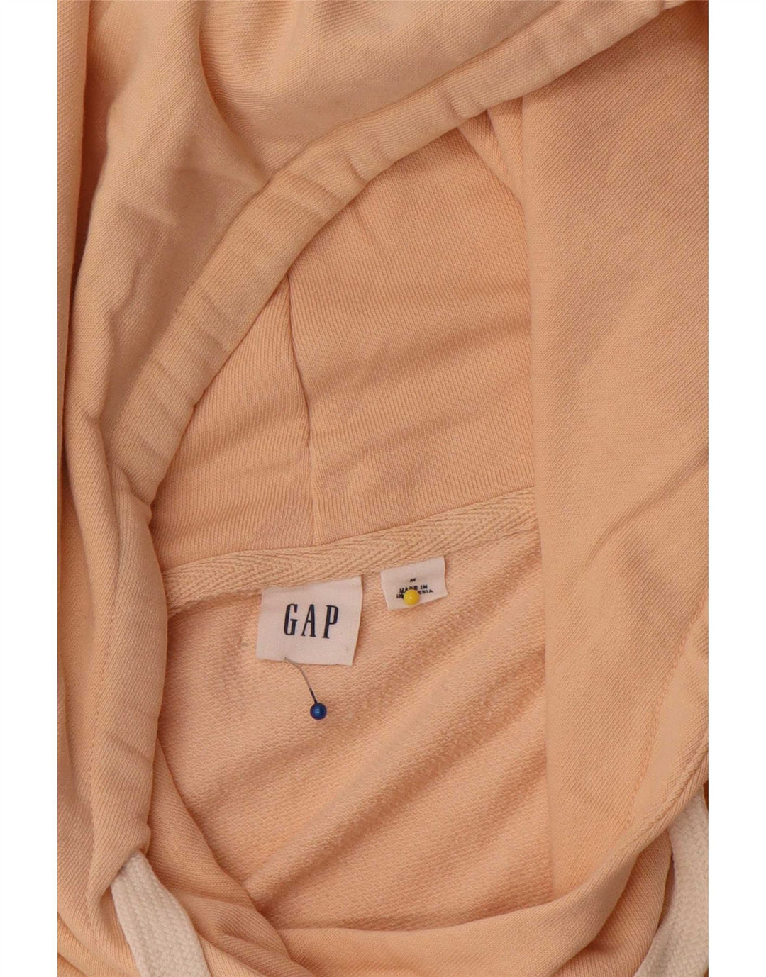 Gap Damen Kapuzenpullover UK 14 Mittelbeige Baumwolle